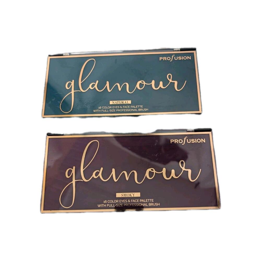 Two Profusion Glamor Makeup Palettes Smokey And Natural